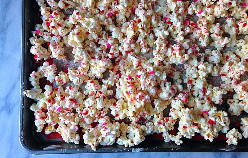 Valentines Sprinkle Popcorn
